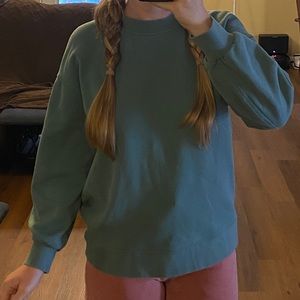 Women’s Lululemon Perfectly Oversized Sweatshirt - Sz 4 - Tidewater Teal